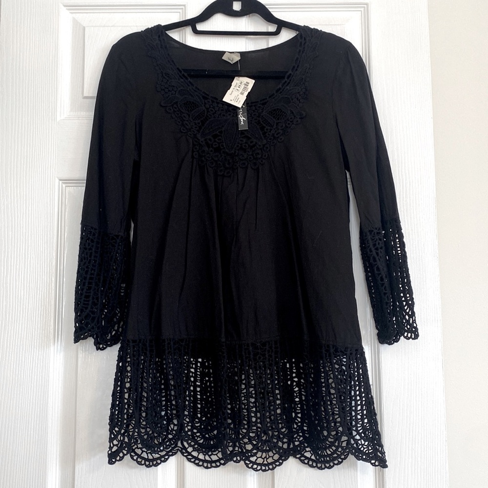 Swim ‘n Sport Black bathing suit cover up (Small)